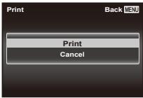 OLYMPUS TG-835 - If necessary, repeat Steps 7 and 8 to select the image to be printed, make the detailed settings, and set [Single Print]. - 1
