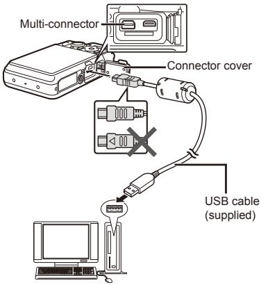 OLYMPUS TG-835 - Connecting with a computer - 1
