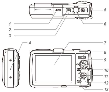OLYMPUS TG-835 - Names of Parts - 2