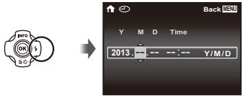 OLYMPUS TG-835 - Turning on the camera and making the initial settings - 2