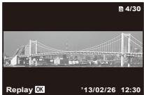 OLYMPUS TG-835 - Select a panorama image during playback. - 1