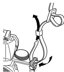 OLYMPUS STYLUS 1S - Attaching the camera strap - 2