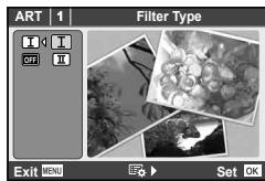 OLYMPUS STYLUS 1S - Selecting modifying filters - 2