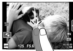 OLYMPUS STYLUS 1S - When framing the shot, touch to focus point. - 1