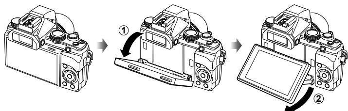 OLYMPUS STYLUS 1S - Using the monitor - 1