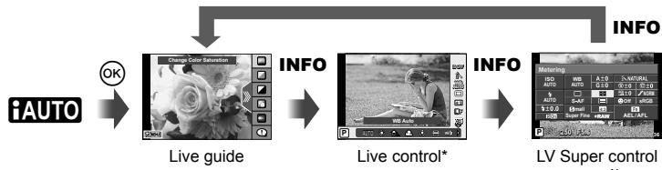 OLYMPUS STYLUS 1S - Switching the function setting panel - 1