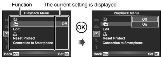OLYMPUS STYLUS 1S - Using functions of playback menu - 2