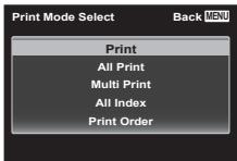 OLYMPUS STYLUS SH-2 - Follow the operation guide to set a print option. - 1