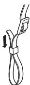 OLYMPUS STYLUS SH-2 - Attaching the camera strap - 1