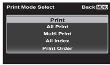 OLYMPUS TG 850 - Follow the operation guide to set a print option. - 1