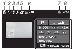 OLYMPUS TG 850 - Playback mode display - 3