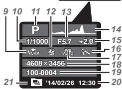 OLYMPUS TG 850 - Playback mode display - 4
