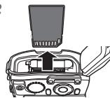 OLYMPUS TG 850 - To remove the card - 2