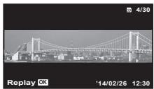 OLYMPUS TG 850 - To control panorama image playback - 1