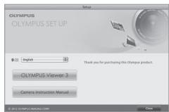 OLYMPUS TG 850 - Install OLYMPUS Viewer 3. - 1