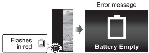 OLYMPUS TG-860, TG-860 - When to charge the batteries - 1