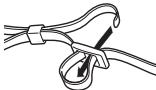 OLYMPUS TG-860, TG-860 - Attaching the camera strap - 4