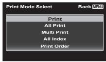 OLYMPUS TG-860, TG-860 - Follow the operation guide to set a print option. - 1