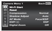 OLYMPUS TG-860, TG-860 - Using the setup menu - 1