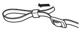 OLYMPUS TG-860, TG-860 - Attaching the camera strap - 1