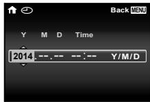 OLYMPUS TG3 - Turning on the camera and making the initial settings - 2