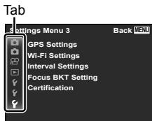 OLYMPUS TG3 - Customizing the setting - 3