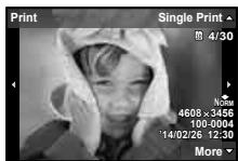 OLYMPUS TG3 - Selecting pictures you want to print - 1