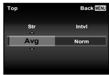 OLYMPUS TG3 - To adjust the tap control - 1