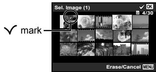 OLYMPUS TG3 - To individually select and erase images [Sel. Image] - 1