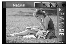 OLYMPUS TG3 - Operating during shooting mode (Example: Picture mode) - 1