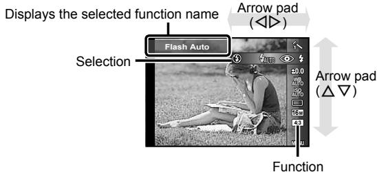 OLYMPUS TG3 - Function menu - 1