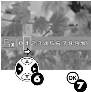 OLYMPUS CAMEDIA E-10 - Selecting Pictures and Number of Copies for Printing - 2