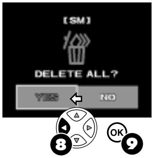 OLYMPUS CAMEDIA E-10 - Deleting All Images - 5