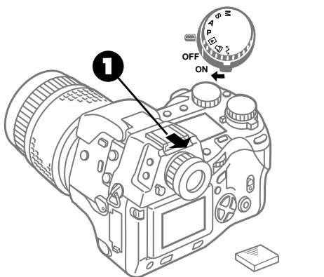 OLYMPUS CAMEDIA E-10 - To set the flash mode for the FL-40 - 1