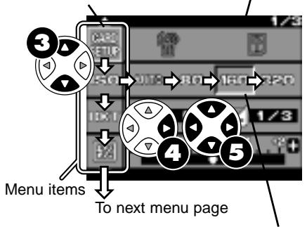 OLYMPUS CAMEDIA E-10 - Monitor Menus - 2