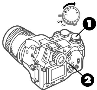 OLYMPUS CAMEDIA E-10 - Switching the histogram display on and off - 1