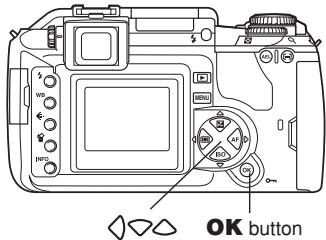 OLYMPUS CAMEDIA E-300 - Any of the following items can be registered with SHORTCUT: - 1