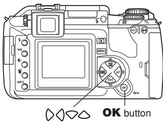 OLYMPUS CAMEDIA E-300 - Resetting print reservation - 1