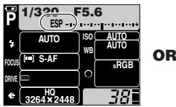 OLYMPUS CAMEDIA E-300 - (Metering) button - 2
