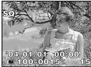 OLYMPUS CAMEDIA E-300 - Press the ▶ ( playback mode) button. - 1