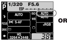 OLYMPUS CAMEDIA E-300 - ISO button - 2