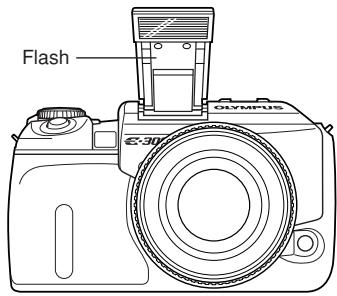 OLYMPUS CAMEDIA E-300 - Using the flash as the AF illuminator - 1