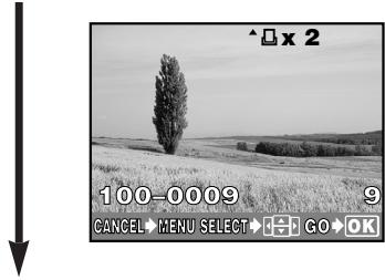 OLYMPUS CAMEDIA E-300 - Flowchart for print reservation - 3