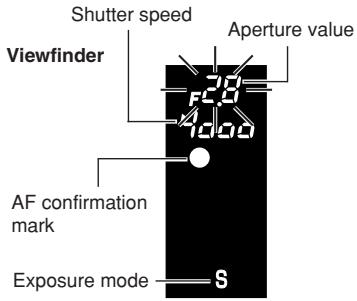 OLYMPUS CAMEDIA E-300 - Press the shutter button halfway. - 2