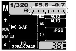 OLYMPUS CAMEDIA E-300 - Rotate the control dial to set the aperture value. - 4