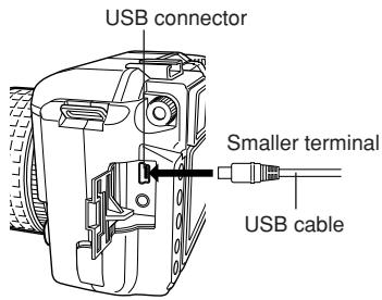 OLYMPUS CAMEDIA E-300 - Connecting the camera to a computer - 2