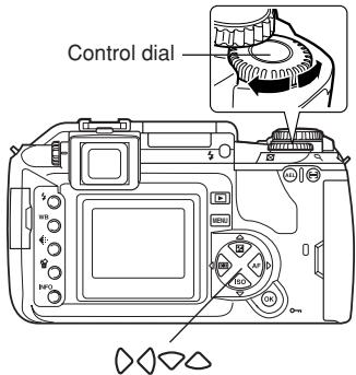 OLYMPUS CAMEDIA E-300 - Each time you rotate the control dial toward ☐, the number of images shown changes from 4 to 9 to 16. - 1