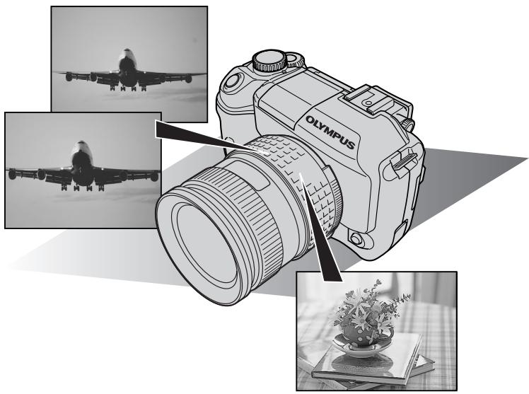 OLYMPUS CAMEDIA E-300 - Focusing functions - 1