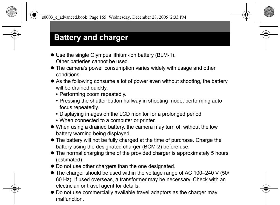 OLYMPUS CAMEDIA E-330 - Precautions when using a Microdrive - 3