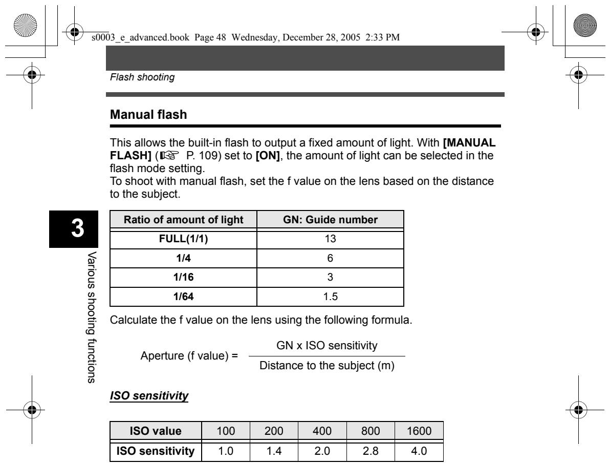 OLYMPUS CAMEDIA E-330 - Flash synchronization speed - 2